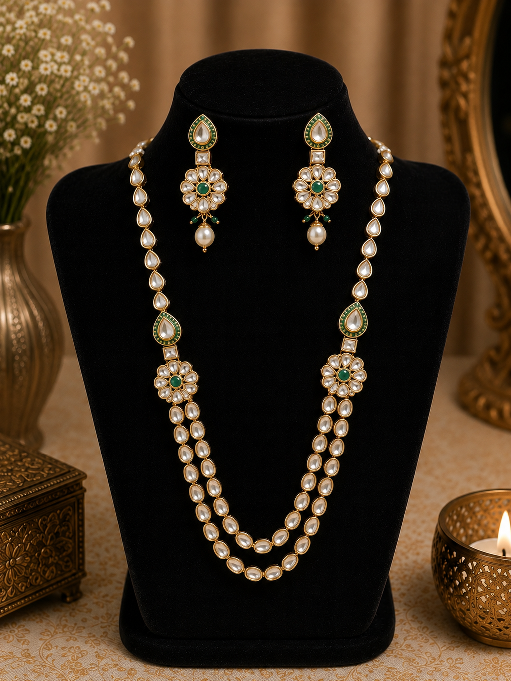 Zainab Kundan Necklace Set