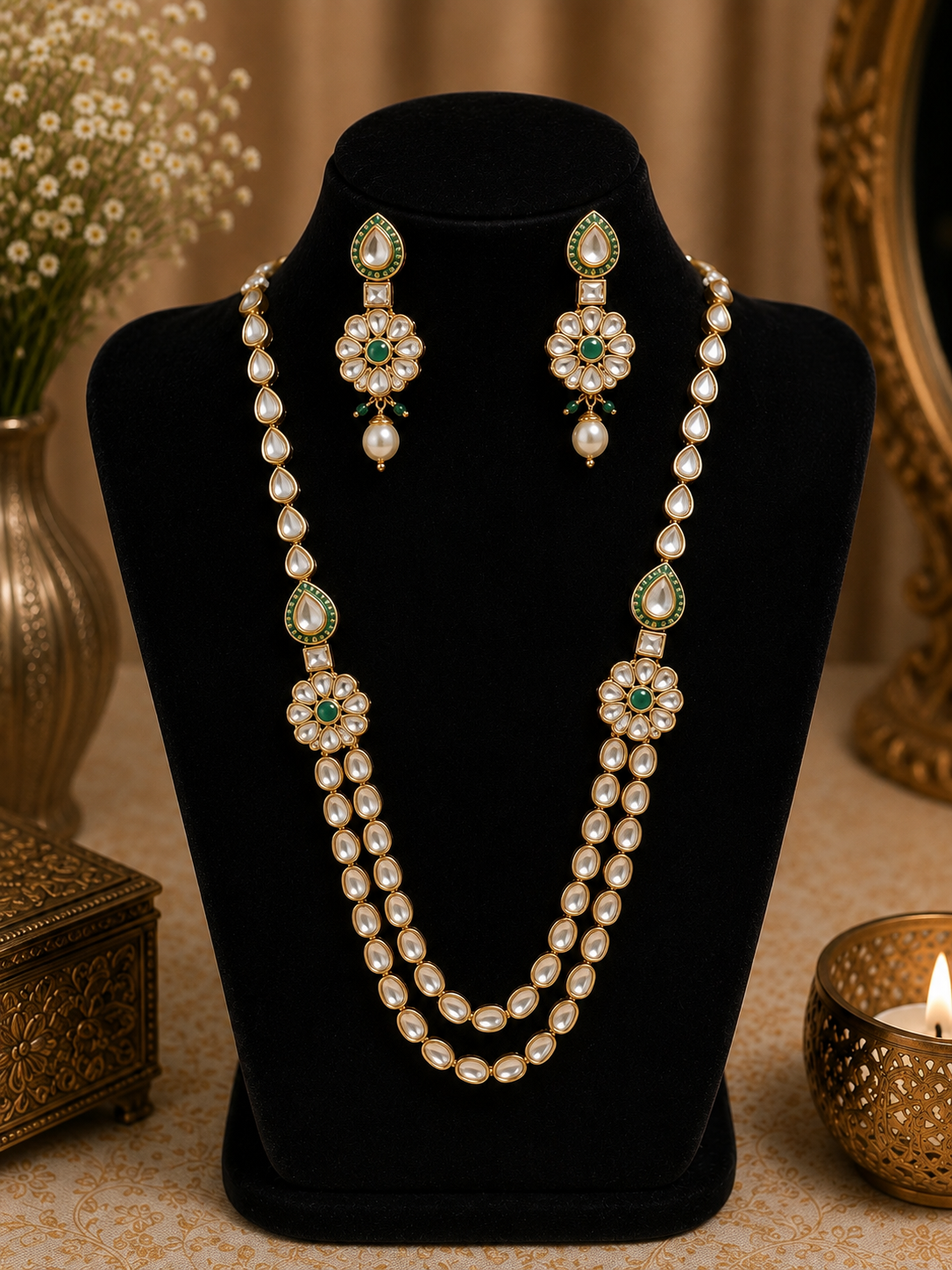 Zainab Kundan Necklace Set