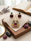 The Navratna Pendant Set