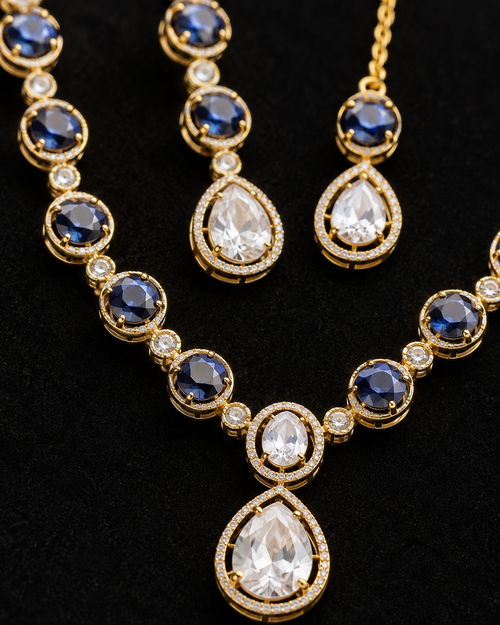 Midnight Kundan Set