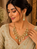 The Nazrana Pastel Kundan Necklace  Set